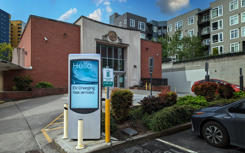 Volta EV Charger at Seattle Walgreens